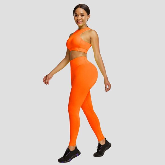 Two piece Sports Top and Legging Activewear Set - Picture 7 of 8